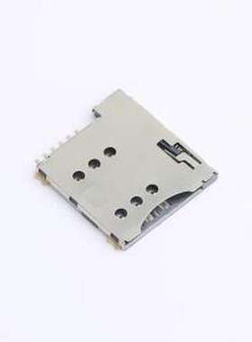 BX-SIM-1.35H6PJ SIM卡连接器 自弹式 MicroSIM卡 卡座 SMD