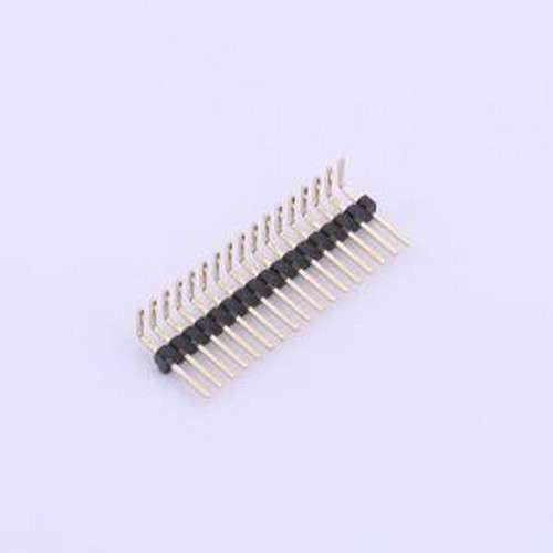 X1311WR-17J-C26D40 排针 1x17P 间距:1.27mm 方针 弯插,P=1.27mm