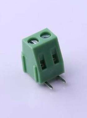 KF128R-5.08-2P 螺钉式接线端子 5.08mm 1x2P 排数:1 每排P数:2