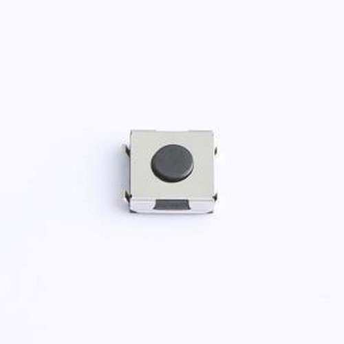 TVEU01-N025CB-R 轻触开关 6.2X6.2/翘脚/2.5H/250gf/全黑/不接地