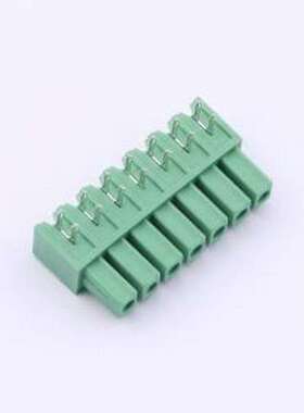 DB2EA-3.81-7P-GN 插拔式接线端子 3.81mm 绿色 插件,P=3.81mm