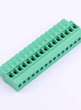 MX2EDGKB-5.08-16P-GN01-Cu-Y-A 插拔式接线端子 5.08mm 排数:1