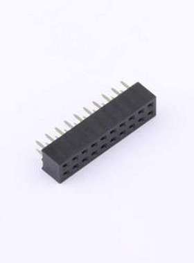 DS1026-05-2x10S8BV 排母 2x10P 间距:2mm 直插 插件,P=2mm