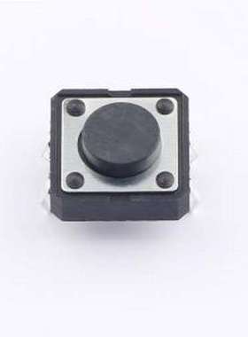 HX TS125CJ 250gf 009 轻触开关 12x12x5mm 立插 轻触开关 插件,1