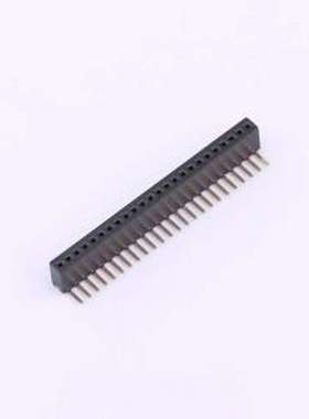 X1311FR-24-C43D24 排母 间距:1.27mm 1x24P 弯插 弯插,P=1.27mm