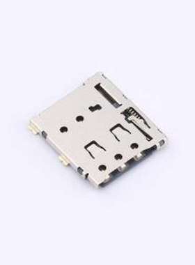 SMN-308-ACSP7 SIM卡连接器 自弹式 NanoSIM卡 卡座 SMD