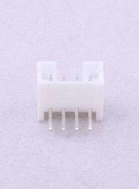 A2001WR-04P1 线对板针座 系列:PH 间距:2mm 1x4P 白色 弯插,P=2m