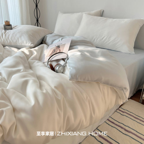凉而不冰丨简约凉感冰丝四件套