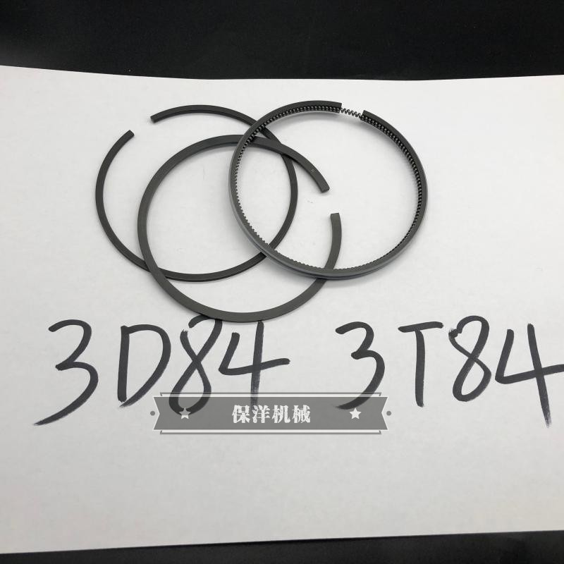 适用小松PC30-2/PC20/PC40-8/PC35-8挖掘机 洋马3D84发动机活塞环