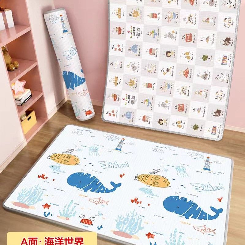 竞优蜂巢布艺防刮破IXPE材质爬行垫婴儿童爬爬垫加厚小孩地垫毯子,玩具/童车/益智/积木/模型,爬行垫,淘宝优惠券,粉丝福利购,淘宝优惠卷