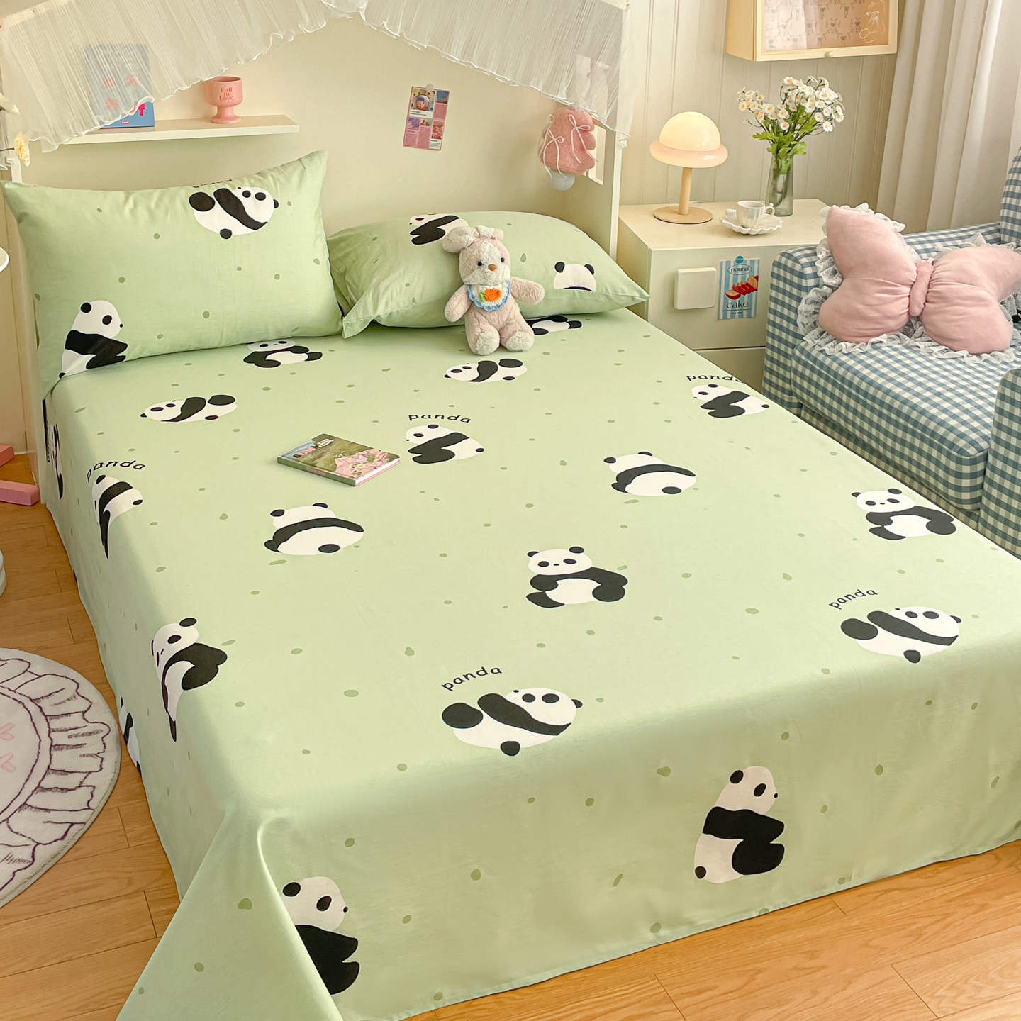 儿童床单单件纯棉100全棉布四季通用单人宿舍裸睡被单三件套双人,床上用品,床单,淘宝优惠券,粉丝福利购,淘宝优惠卷