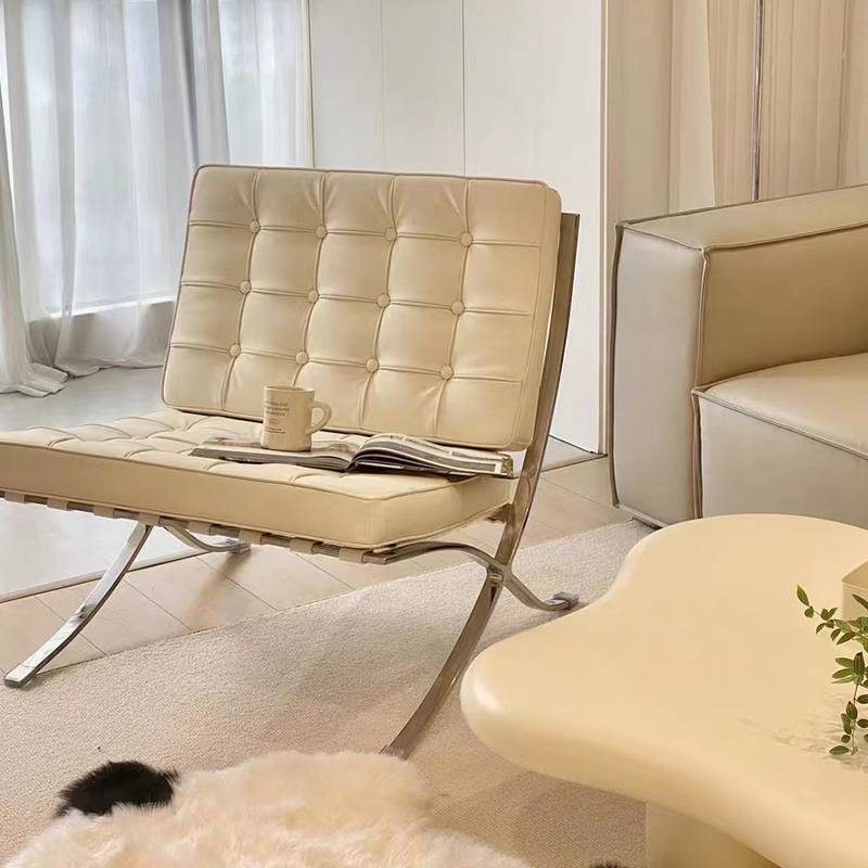 吉诺威巴塞罗那休闲椅进口牛皮