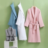 Хлопковый марлевый банный халат, демисезонное полотенце, пижама, увеличенная толщина