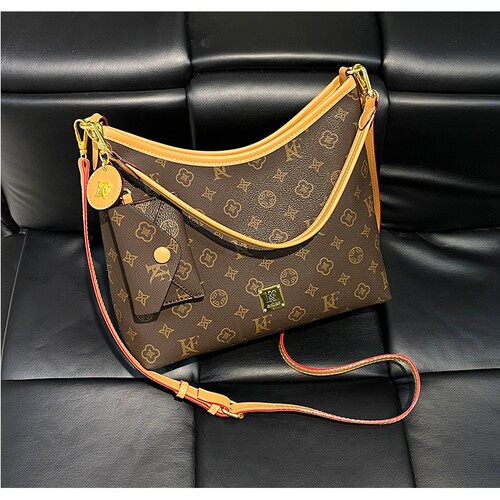 lv5&vv20小众超火托特包包女时尚腋下包高级感百搭复古老花斜挎包
