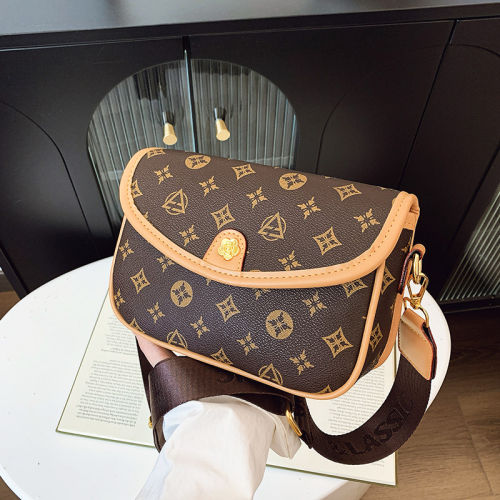 lv5&vv20宽肩带女包包潮时尚轻奢高级感小方包百搭质感单肩斜挎包