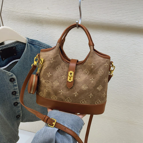 lv5&vv20高级感精致小包包女春夏轻奢时尚复古刺绣手提单肩斜挎包