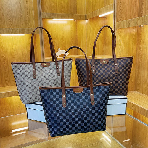 lv5&vv20印花挎包托特包女大容量通勤小众设计高级感时尚手提包包