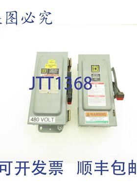 供应SquareDH361安全断路开关保险丝30A3PH系列E1混合装2件