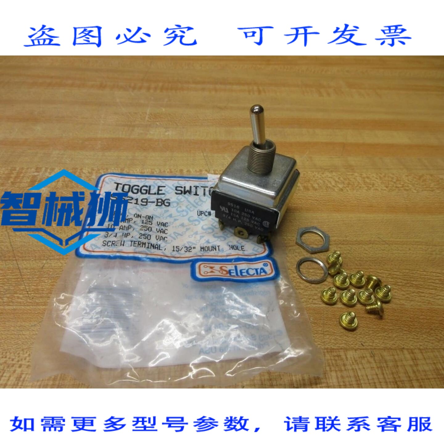 原装供应 SELECTA 开关 CARLING SS219-BG 拨动开关 SS219BG(10