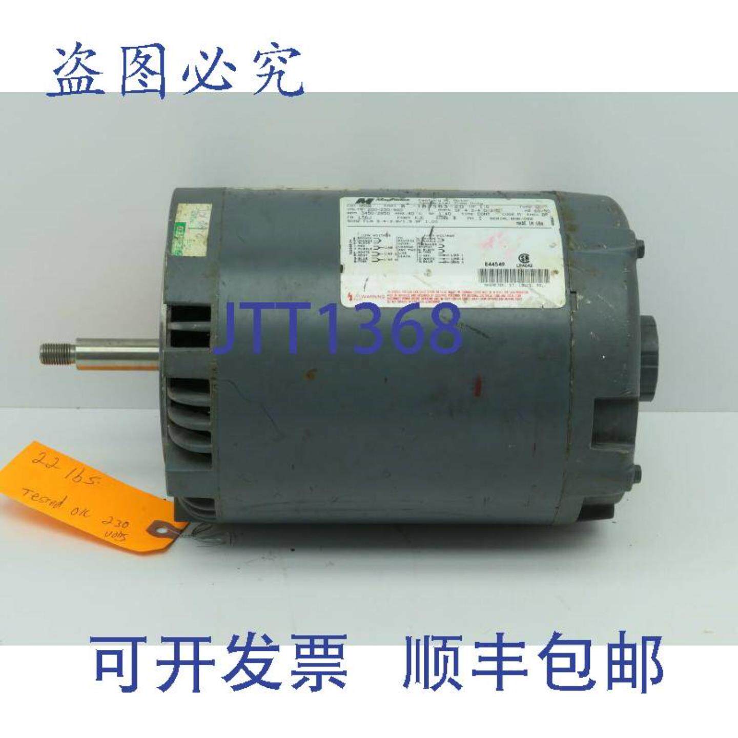 供应Magnetek H506 1 双速泵电机 200-230460V 3450-2850 RPM