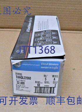 供应一盒 5   THHQL22060 断路器 60 安培 2 极 240VAC 22KA