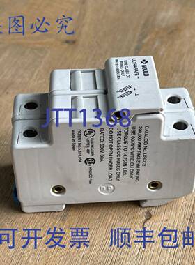 供应GOULD 超安全 USCC2 保险丝座 2P 30A 600V 带 ATQR2 12