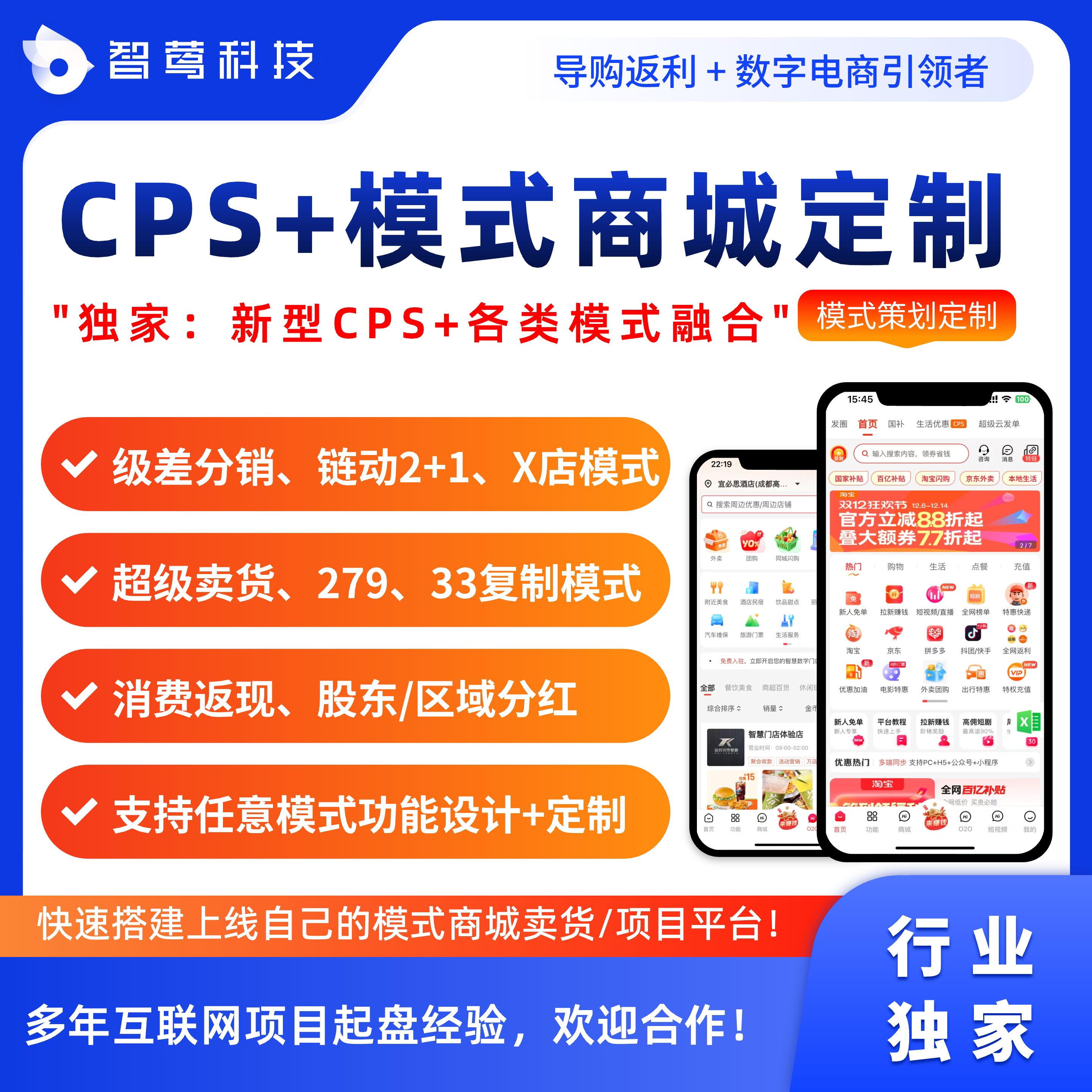淘宝客app分销模式商城小程序企业形象VI设计