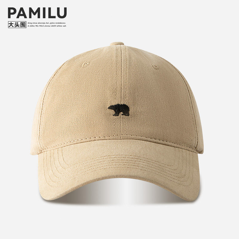 大头围宽檐深顶棒球帽