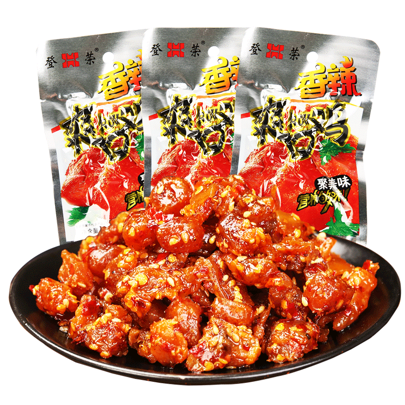 登荣香辣怀旧零食小吃重庆爽口鸡