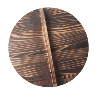 圆形炒锅锅盖家用杉木锅盖老式加厚木头水缸盖农村实木大锅盖包邮