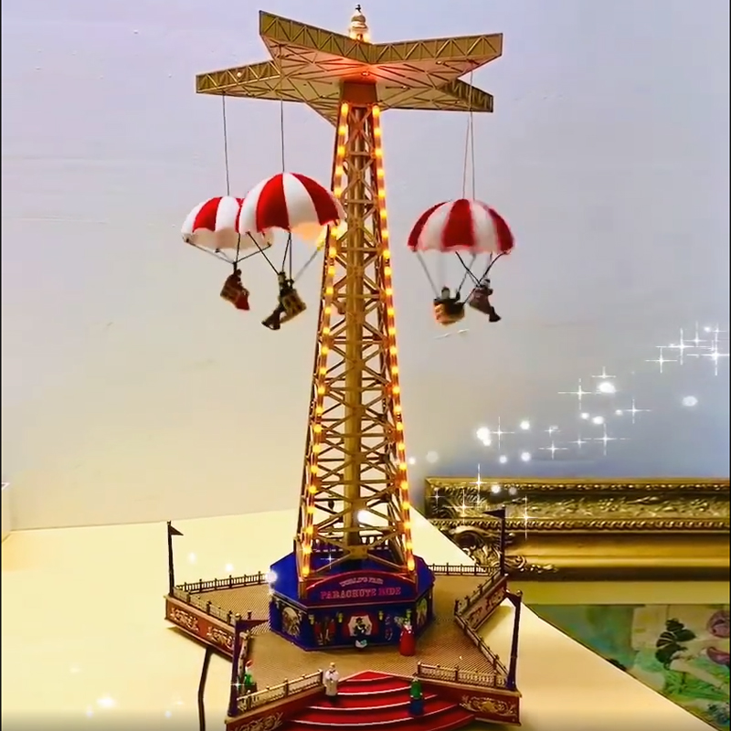 降落伞创意音乐盒mr.christmas