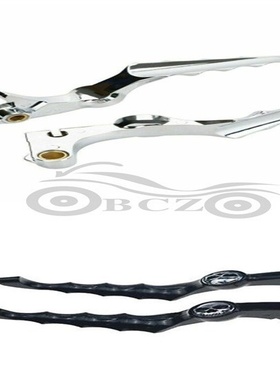 摩托车配件 适用VT400 600 750 改装骷髅头牛角刹车离合杆