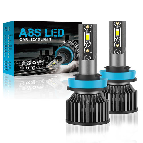 工厂直销新款LED汽车大灯5530CSP H4 H7H11汽车LED大灯前大灯