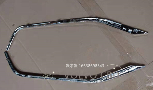 适用于14款沃尔沃S60 S60L V60 前雾灯框前保险杠饰条雾灯罩亮条