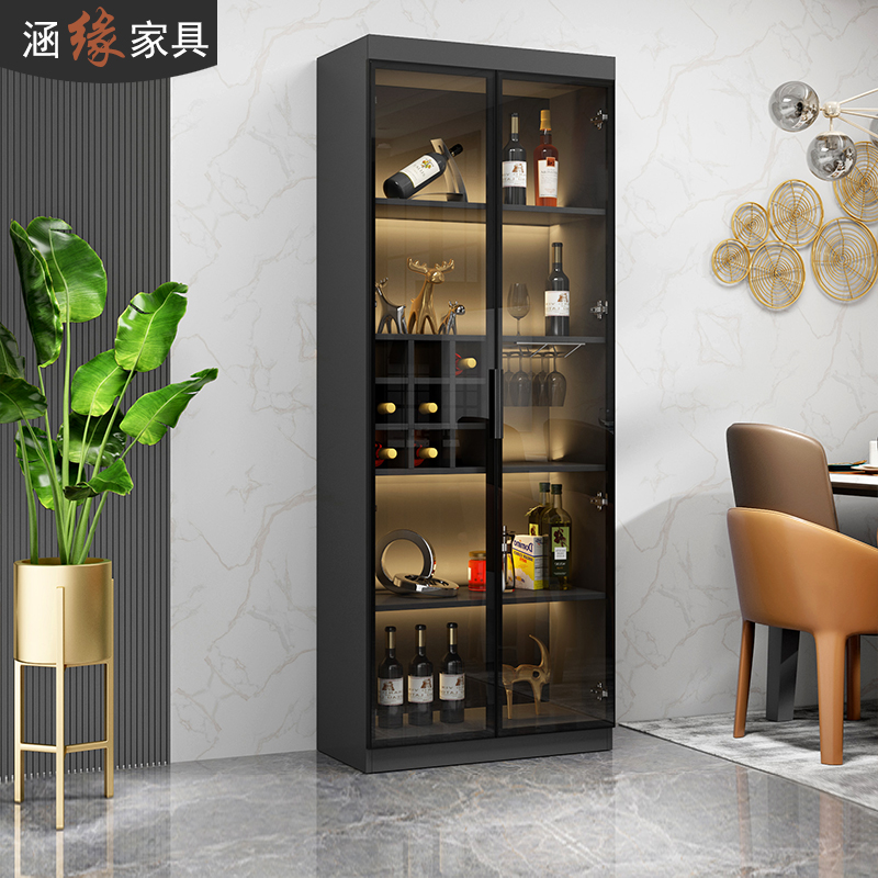 玻璃酒柜简约现代客厅小酒柜柜子