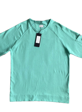 topstoney镜片C.重磅P平纹针织短袖夏季机能风纯色宽松纯棉短袖