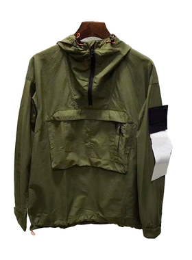 TOPSTONEY春秋新款男士工装连帽衫青年夹克风衣外套休闲冲锋衣