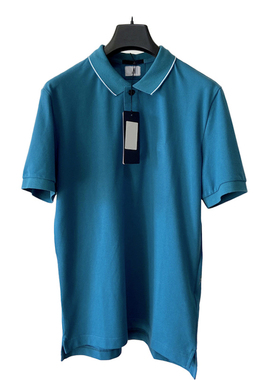 topstoney新款夏季男士显瘦半高领纯棉翻领短袖Polo衫商务T恤