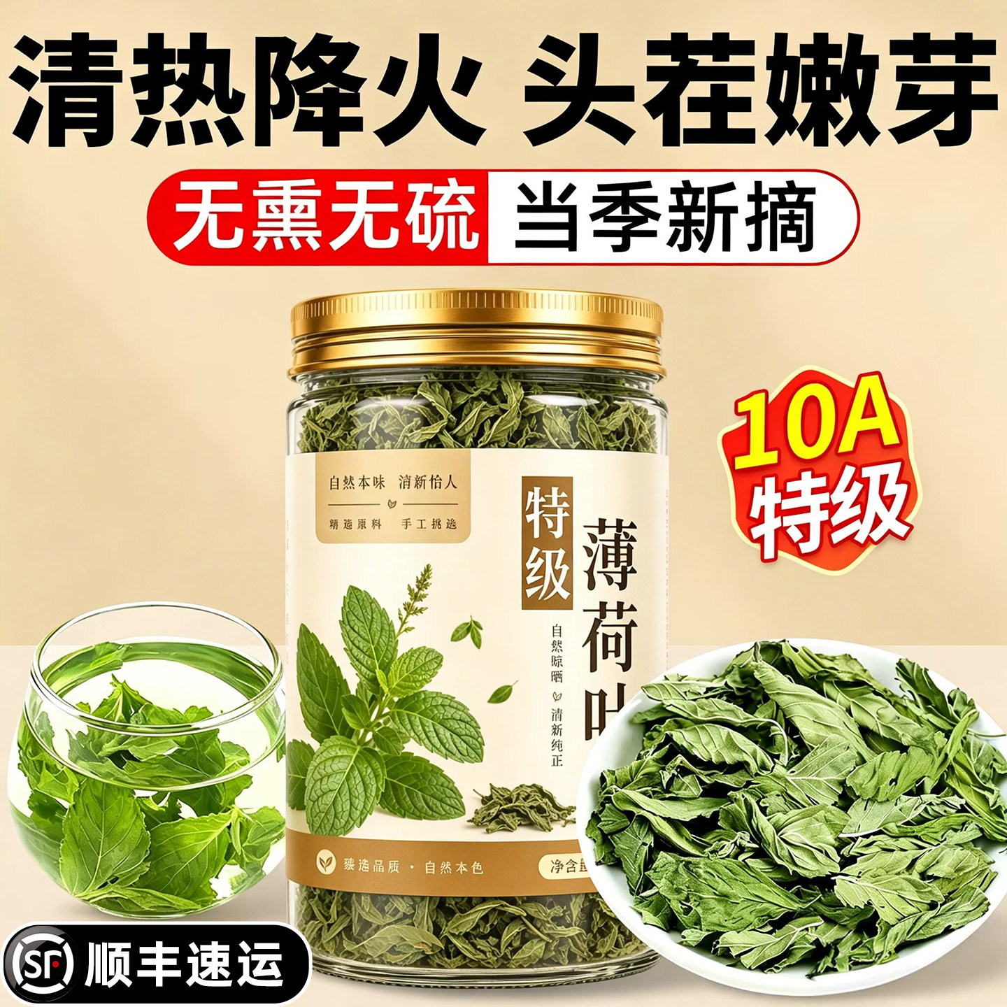 农科院！薄荷叶新鲜特级清火降热图片