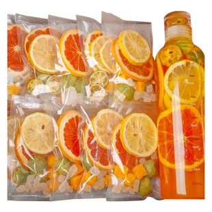 冻干水果茶西柚青桔百香果茶冷泡饮品金桔柠檬果茶包泡水喝的东西