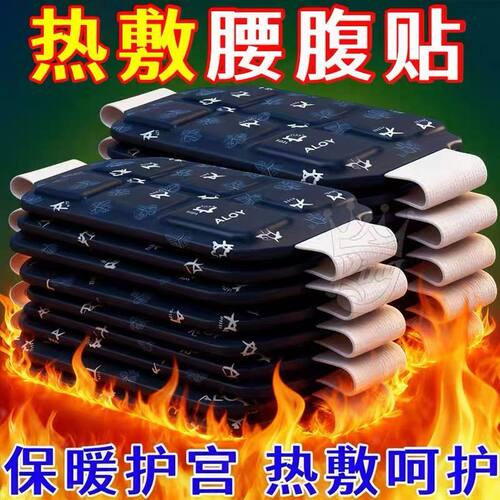 蕲艾蒸汽热敷暖腰贴温灸贴护腰艾草自发热大姨妈贴暖宫腰腹部热贴