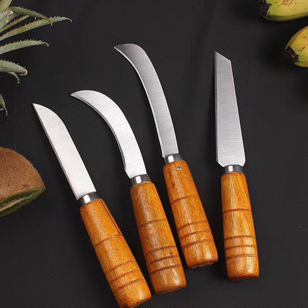 不锈钢小弯刀水果分割器香蕉刀