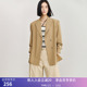 隐形单排扣轻薄休闲西装 外套 女装 时尚 商场同款 LILY夏新款