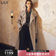 绵羊毛骆驼绒轻奢高级感通勤双面呢大衣女长款 LILY2024冬新款 女装