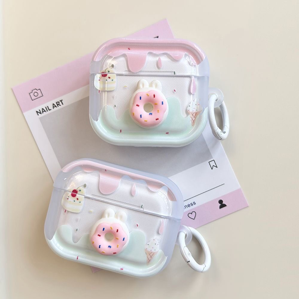 可爱风ins风AirPods4奶油冰淇淋