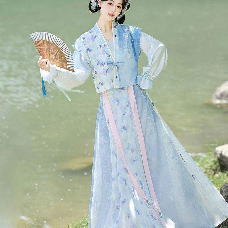 唐制汉服古装日常学生表演旅拍服