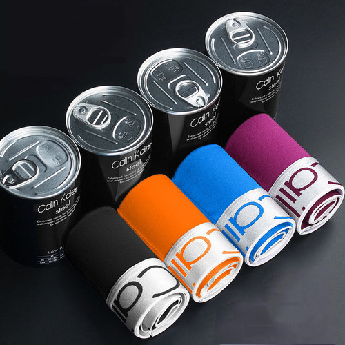 CK男士内裤透气纯棉莫代尔平角裤