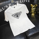 2025夏季新款丝光棉大码短袖T恤QT60665369P70M-6XL，男装T恤，钱塘6066（原711）