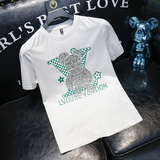 2025夏季新款丝光棉短袖T恤QT60665064P65M-6XL，男装T恤，钱塘6066（原711）