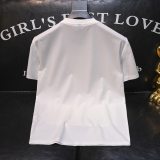 2025夏季新款丝光棉大码短袖T恤QT60665512P70M-6XL，男装T恤，钱塘6066（原711）